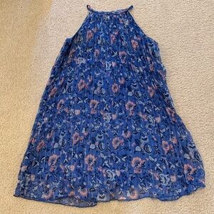 Girls pleated halter dress